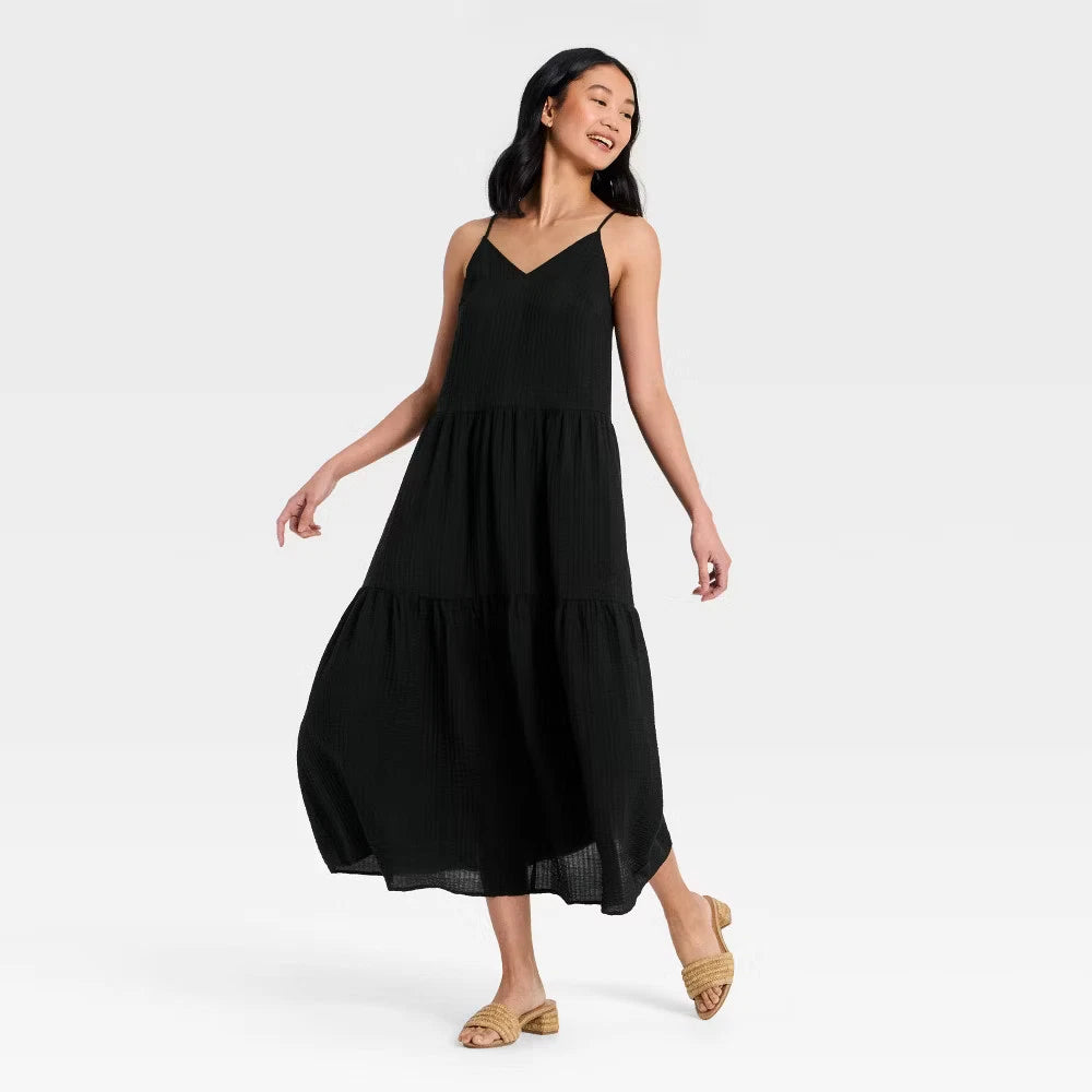 Women Tiered Maxi Dress