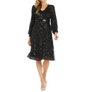 Richards Women's Sequin Fit & Flare Party Dress